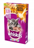 Сухой корм для котят Whiskas Вкусные подушечки Аппетитное ассорти с индейкой и морковью 350 г (срок 09.22)