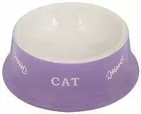 Миска керамическая Nobby CAT фиолетовая, 0,14 л 