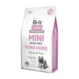 Сухой корм для собак породы йоркширский терьер Брит Care MINI GF беззерновой 2 кг (срок 10.22)