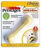 Игрушка для собак Petstages Chick-A-Bone Косточка с ароматом курицы 11 см малая