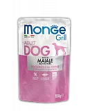 Влажный корм для собак Monge Dog Grill свинина 100 г