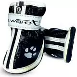 Ботинки для собак Triol черные с "лапками", 50*40*50 мм