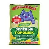 Наполнитель для кошек Japan Premium Pet с зеленым горошком и ароматом японского чая 6 л