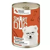 Консервы для взрослых собак и щенков Smart Dog Мясное ассорти в нежном соусе 850 г