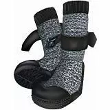 Защитные носки для лап Trixie Walker M-L, пёстрый чёрный, 2 шт