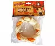 Лакомство Брава Шериф для собак кольцо косичка 7,5 см.
