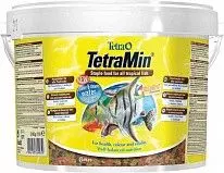 Корм для всех видов тропических рыб Tetra Min, хлопья, 10 л