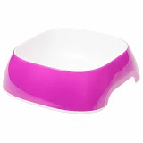 Миска пластиковая для кошек Ферпласт Glam Small фиолетовая 0,4 л