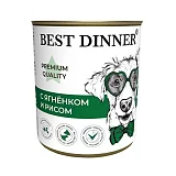 Консервы для щенков и юниоров Best Dinner Premium Меню №1 С ягненком 340 г (дефект: замята банка)