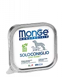 Консервы для собак Monge Dog Monoproteico Solo паштет из кролика 150 г