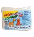 Пеленки для кошек и собак Brava (Брава) Comfort с Суперабсорбентом, 60х60 см, 5 шт