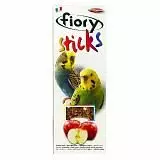 Лакомство для волнистых попугаев Fiory Sticks с яблоком 2 х 30 г