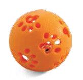 Игрушка для собак Triol Мяч-лапки, термопластичная резина, d70 мм