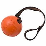 Игрушка для собак Doglike Мяч большой с лентой оранжевый
