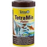 Корм для всех видов рыб Тетра TetraMin Flocken, хлопья, 500 мл
