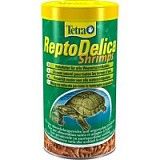 Корм-лакомство для водных черепах Тетра ReptoDelica Shrimps 250 мл
