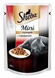 Влажный корм для кошек Sheba Mini c говядиной, 50г