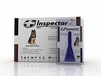 Капли от внешних и внутренних паразитов для собак до 25-40кг Inspector