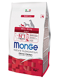 Сухой корм для собак мелких пород Monge Dog Mini 3 кг (дефект упаковки 5-10 см)