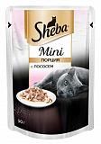 Влажный корм для кошек Sheba Mini c лососем, 50г