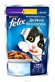 Влажный корм для кошек Феликс Двойной Вкус ягненок/курица 85 г