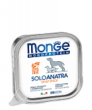 Консервы для собак Monge Dog Monoproteico Solo паштет из утки 150 г