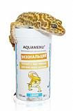 Функциональный корм для всех видов рептилий Aquamenu Экзокальций 100мл-80г