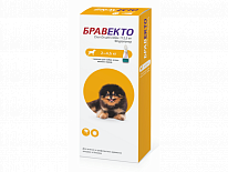 Капли для собак 2-4,5 кг от блох и клещей Бравекто Spot on 112,5 мг